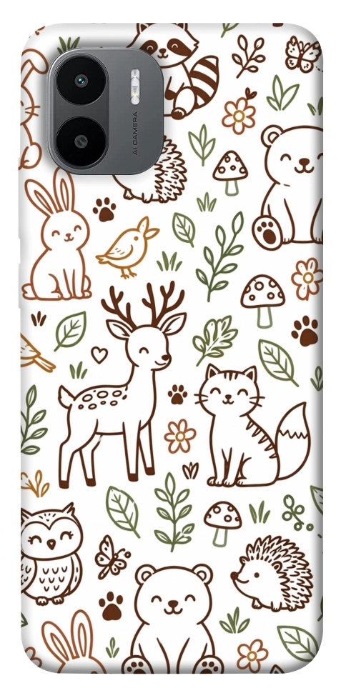 Чехол Wildlife pattern для Xiaomi Redmi A1
