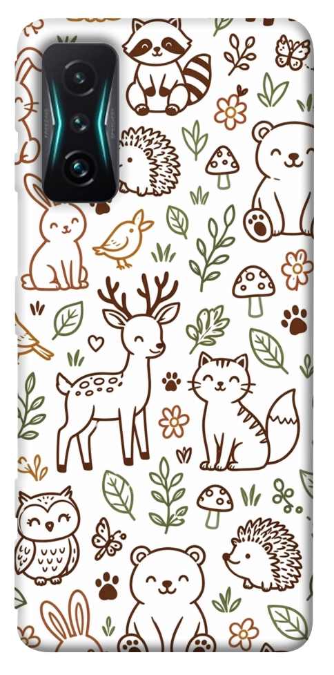 Чохол Wildlife pattern для Xiaomi Redmi K50 Gaming