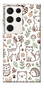 Чехол Wildlife pattern для Galaxy S23 Ultra