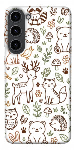 Чехол Wildlife pattern для Galaxy S23