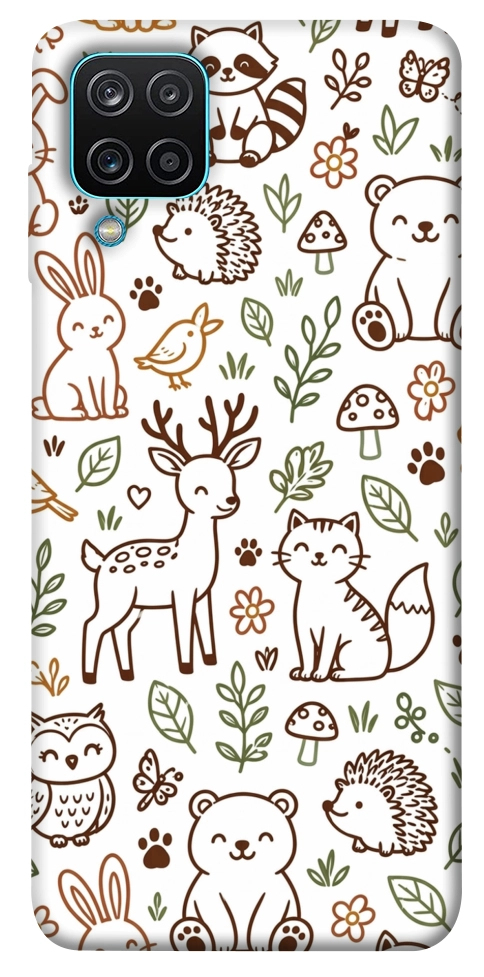 Чехол Wildlife pattern для Galaxy M12