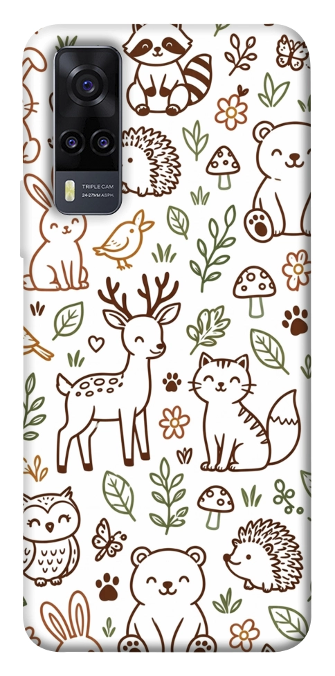 Чехол Wildlife pattern для Vivo Y31