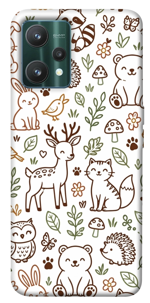 Чехол Wildlife pattern для Realme 9 Pro