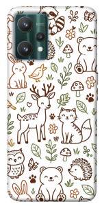 Чехол Wildlife pattern для Realme 9 Pro