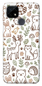 Чехол Wildlife pattern для Realme C21