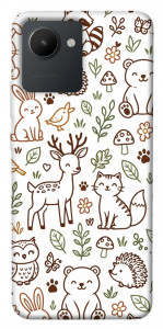 Чехол Wildlife pattern для Realme C30