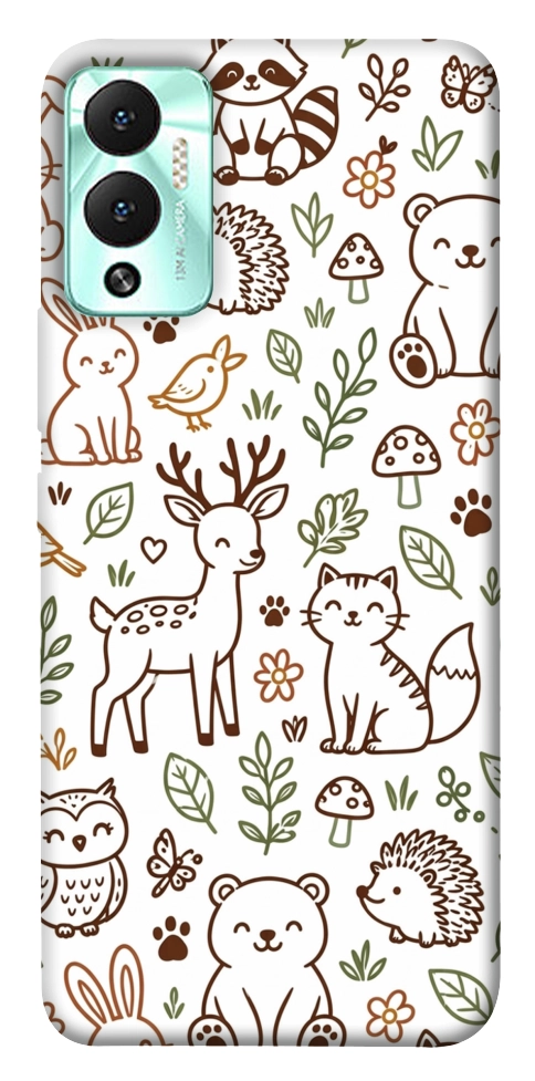 Чохол Wildlife pattern для Infinix Hot 12 Play