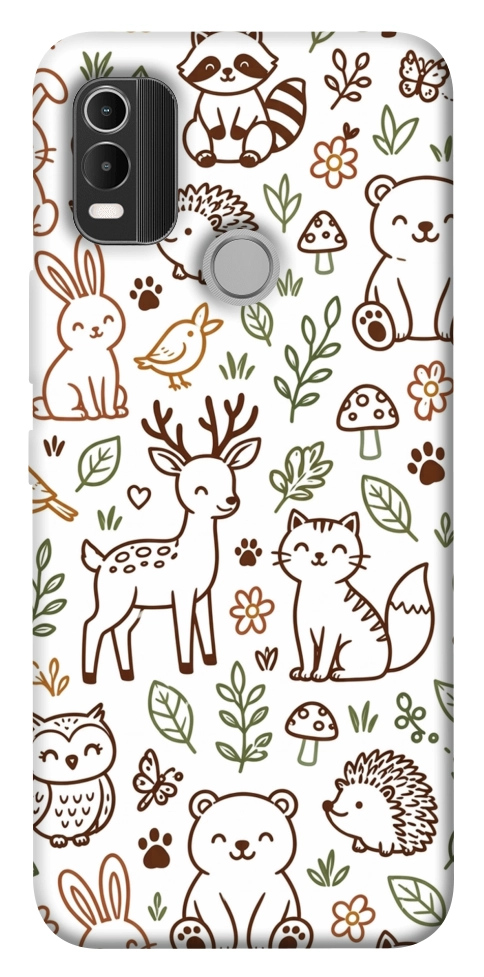 Чохол Wildlife pattern для Nokia C21 Plus