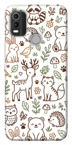 Чохол Wildlife pattern для Nokia C21 Plus