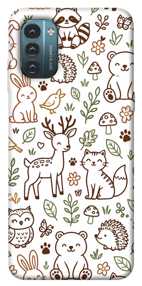 Чехол Wildlife pattern для Nokia G21
