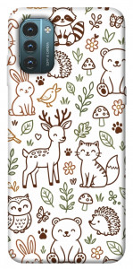 Чехол Wildlife pattern для Nokia G21