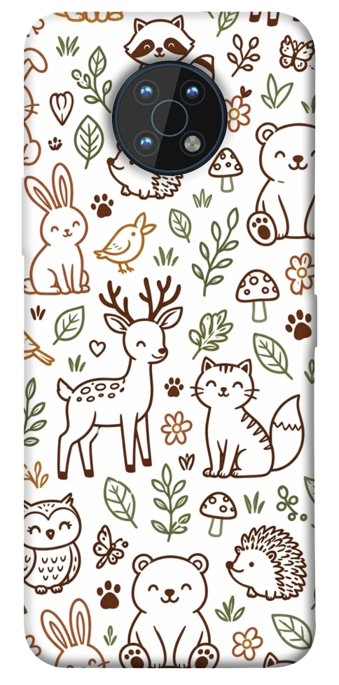 Чехол Wildlife pattern для Nokia G50