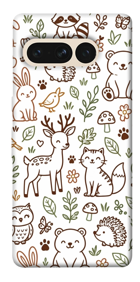Чехол Wildlife pattern для Google Pixel 7 Pro