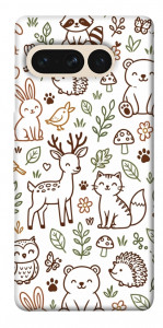 Чехол Wildlife pattern для Google Pixel 7 Pro