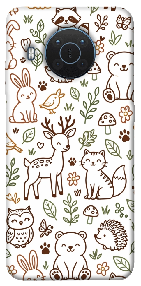 Чехол Wildlife pattern для Nokia X20