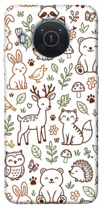 Чехол Wildlife pattern для Nokia X20