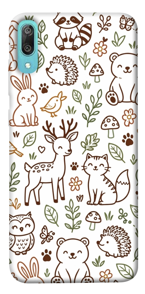 Чохол Wildlife pattern для Huawei Y6 Pro (2019)