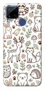 Чехол Wildlife pattern для Realme C15