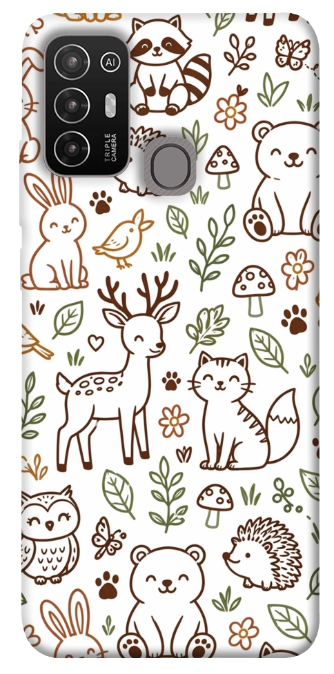 Чехол Wildlife pattern для ZTE Blade A52