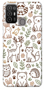 Чехол Wildlife pattern для ZTE Blade A52