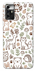 Чехол Wildlife pattern для ZTE Blade A72