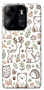Чохол Wildlife pattern для Tecno Spark Go 2023