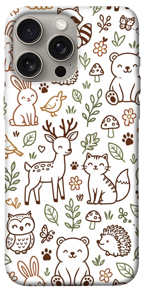 Чехол Wildlife pattern для iPhone 15 Pro Max