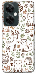 Чохол Wildlife pattern для OnePlus Nord CE 3 Lite