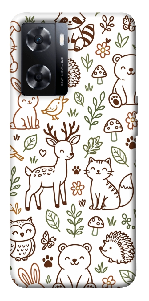 Чехол Wildlife pattern для OnePlus Nord N20 SE