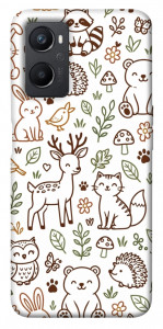 Чехол Wildlife pattern для Oppo A36