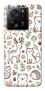 Чехол Wildlife pattern для Xiaomi 13T