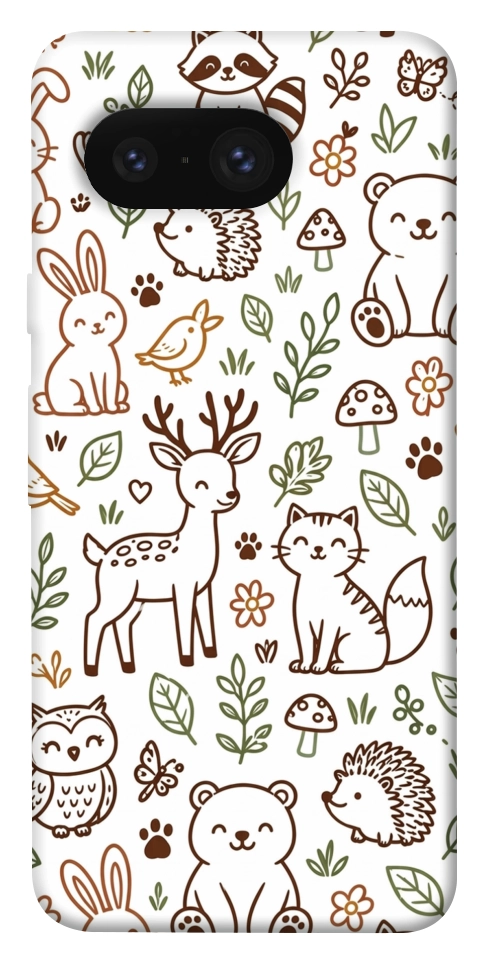 Чехол Wildlife pattern для Google Pixel 8