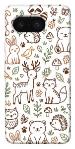 Чехол Wildlife pattern для Google Pixel 8