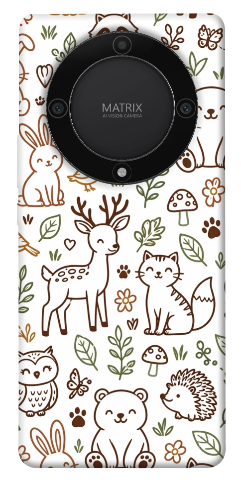 Чехол Wildlife pattern для Huawei Magic5 Lite
