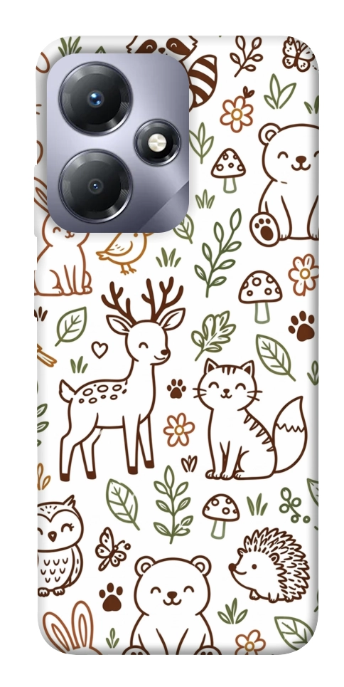 Чехол Wildlife pattern для Infinix Hot 30 Play
