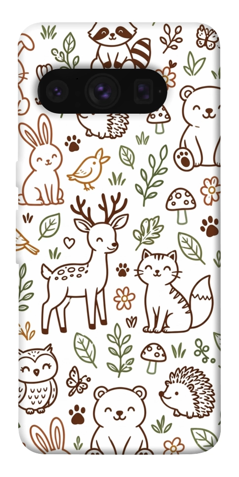 Чехол Wildlife pattern для Google Pixel 8 Pro