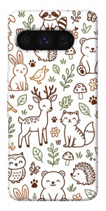 Чехол Wildlife pattern для Google Pixel 8 Pro