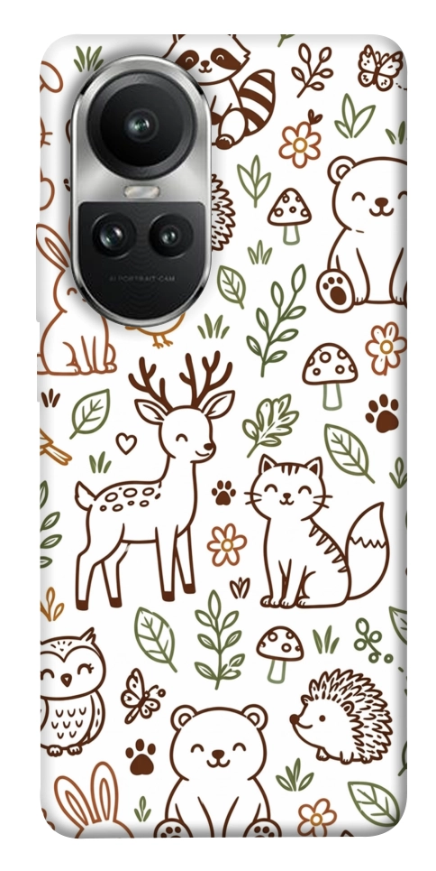 Чохол Wildlife pattern для Oppo Reno 10