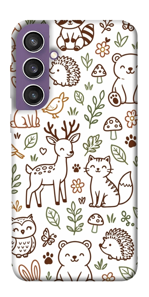 Чехол Wildlife pattern для Galaxy S23 FE