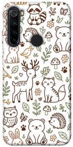 Чохол Wildlife pattern для Xiaomi Redmi Note 8 2021