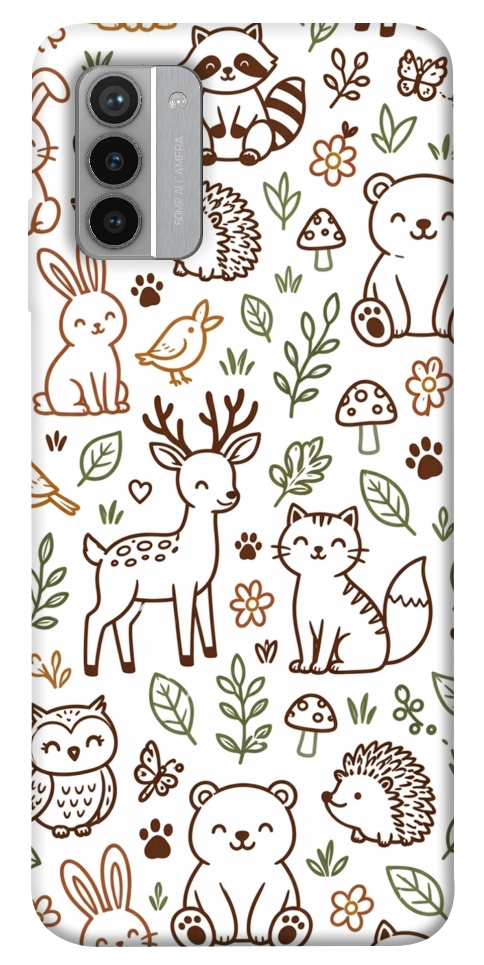 Чехол Wildlife pattern для Nokia G42
