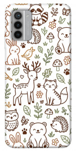 Чохол Wildlife pattern для Nokia G42