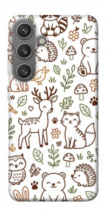 Чехол Wildlife pattern для Galaxy S24+