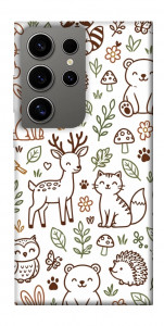 Чехол Wildlife pattern для Galaxy S24 Ultra