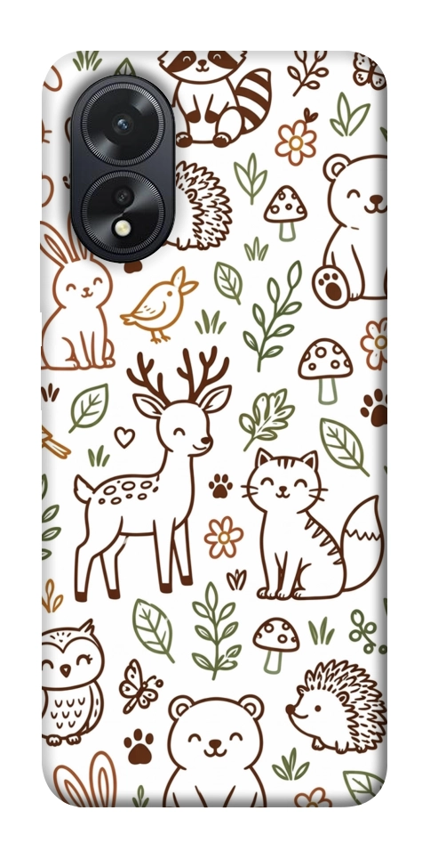 Чохол Wildlife pattern для Oppo A38