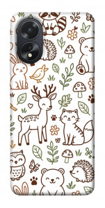 Чохол Wildlife pattern для Oppo A38