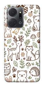 Чехол Wildlife pattern для Huawei Honor X7a