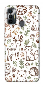 Чохол Wildlife pattern для TECNO Spark 7