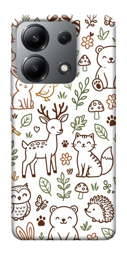 Чохол Wildlife pattern для Xiaomi Redmi Note 13 4G
