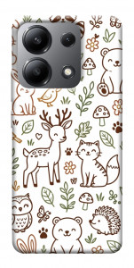 Чохол Wildlife pattern для Xiaomi Redmi Note 13 4G